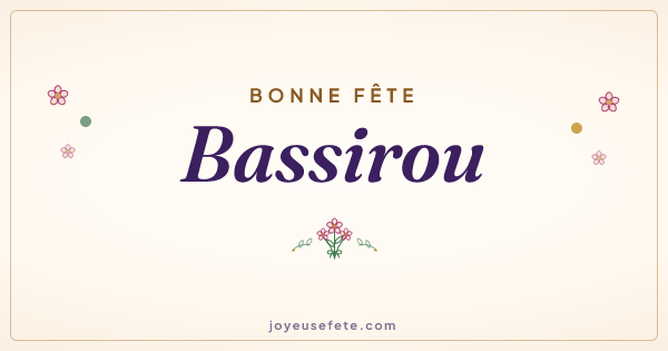 Image « Bonne fête Bassirou » au format large