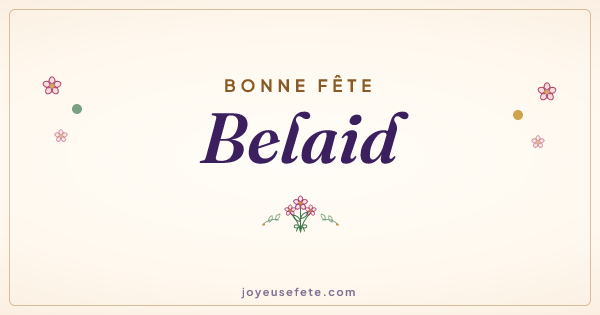 Image « Bonne fête Belaid » au format large