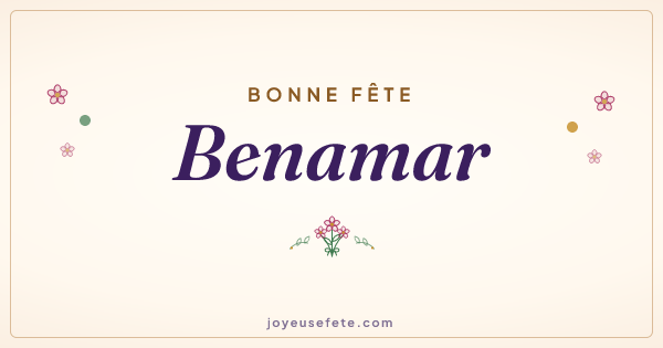 Image « Bonne fête Benamar » au format large