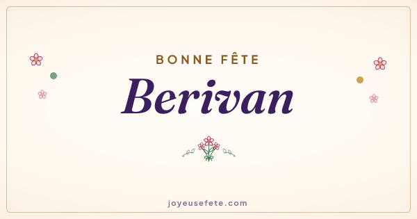 Image « Bonne fête Berivan » au format large