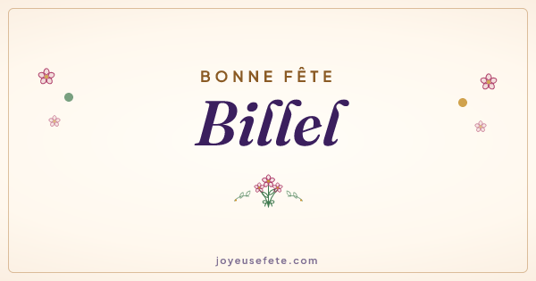 Image « Bonne fête Billel » au format large