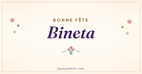 Image « Bonne fête Bineta » au format large