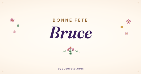 Image « Bonne fête Bruce » au format large