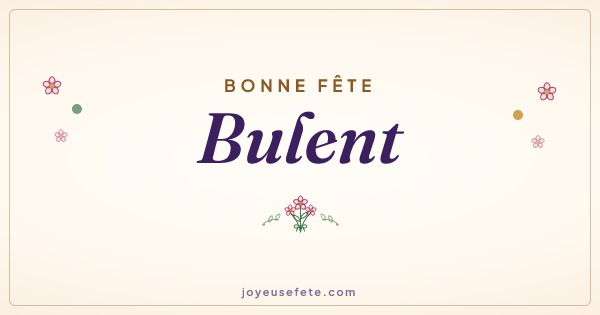 Image « Bonne fête Bulent » au format large