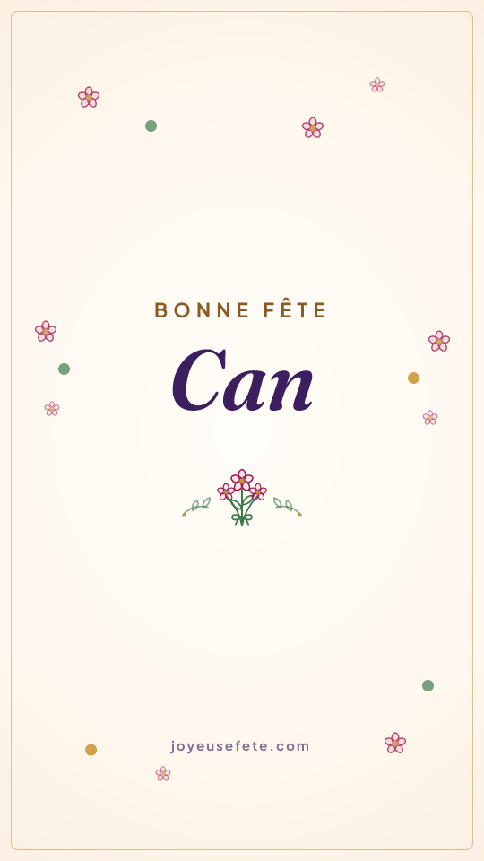 Image « Bonne fête Can » au format story