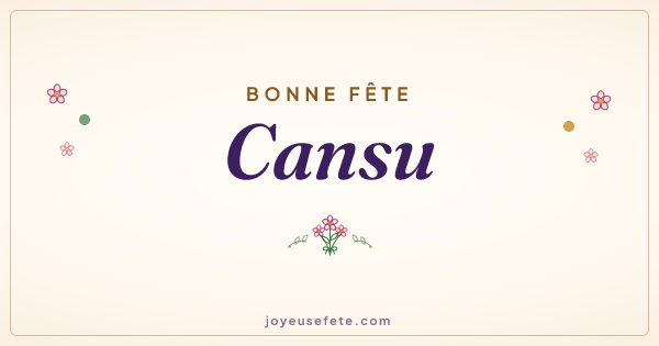 Image « Bonne fête Cansu » au format large