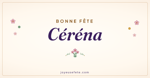 Image « Bonne fête Céréna » au format large