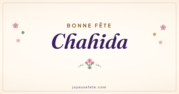 Image « Bonne fête Chahida » au format large
