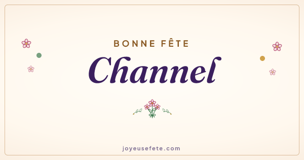 Image « Bonne fête Channel » au format large