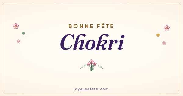 Image « Bonne fête Chokri » au format large