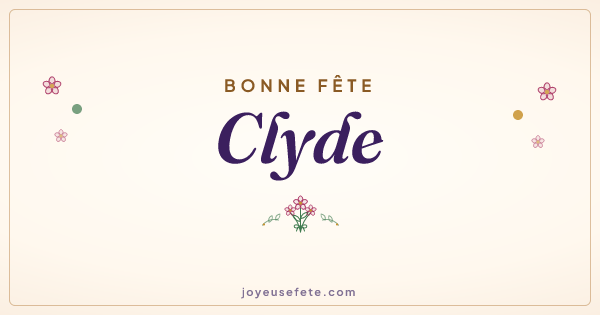 Image « Bonne fête Clyde » au format large