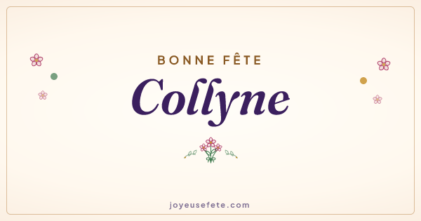 Image « Bonne fête Collyne » au format large