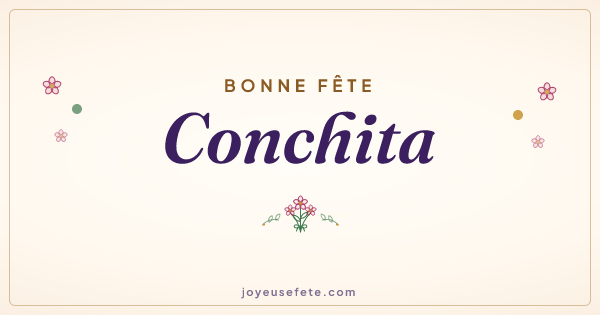 Image « Bonne fête Conchita » au format large