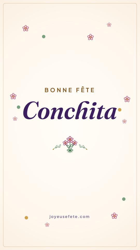 Image « Bonne fête Conchita » au format story