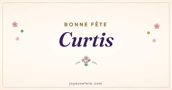 Image « Bonne fête Curtis » au format large