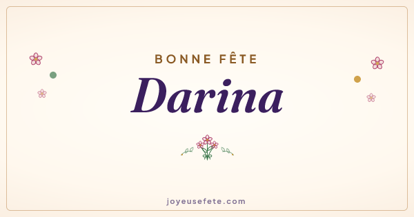 Image « Bonne fête Darina » au format large