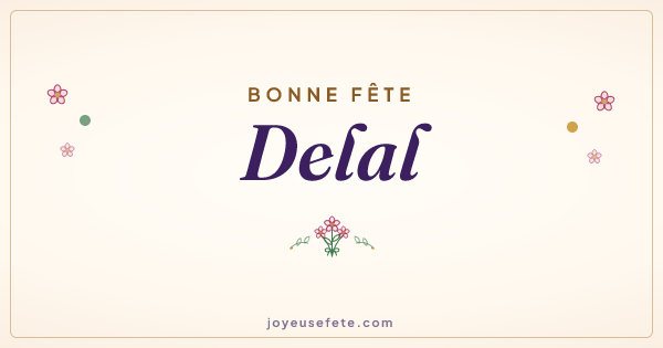Image « Bonne fête Delal » au format large