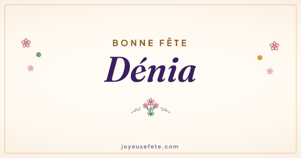 Image « Bonne fête Dénia » au format large