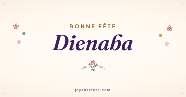 Image « Bonne fête Dienaba » au format large