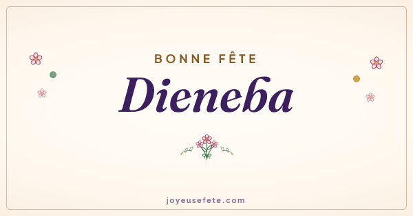 Image « Bonne fête Dieneba » au format large