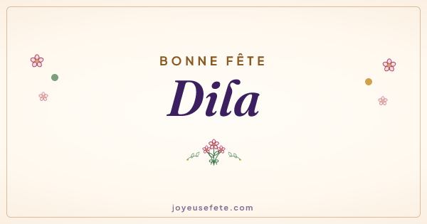 Image « Bonne fête Dila » au format large