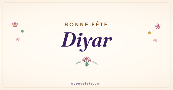 Image « Bonne fête Diyar » au format large