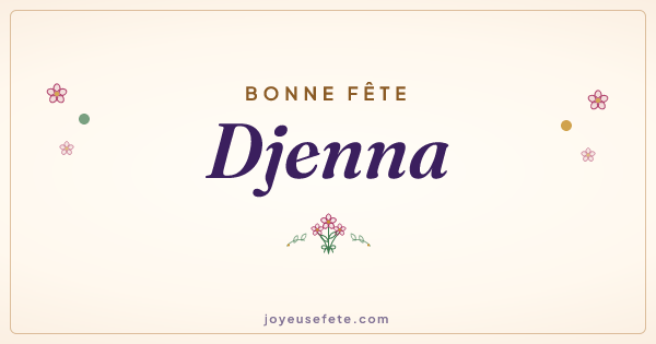 Image « Bonne fête Djenna » au format large