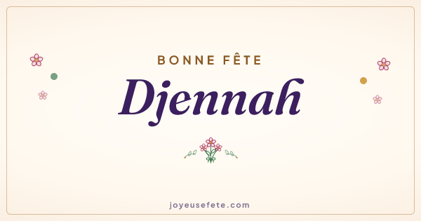 Image « Bonne fête Djennah » au format large