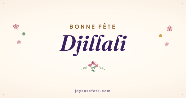 Image « Bonne fête Djillali » au format large