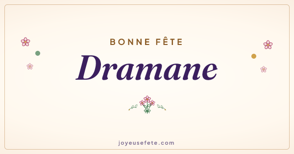 Image « Bonne fête Dramane » au format large