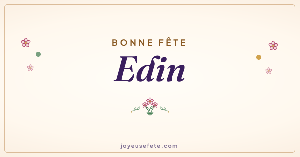Image « Bonne fête Edin » au format large