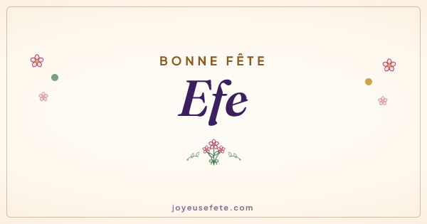 Image « Bonne fête Efe » au format large