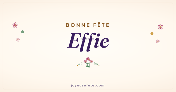 Image « Bonne fête Effie » au format large