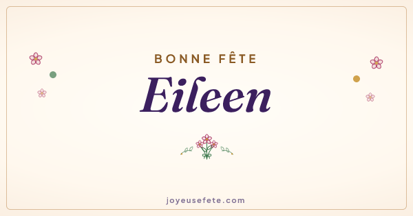 Image « Bonne fête Eileen » au format large