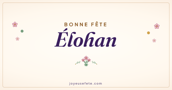 Image « Bonne fête Élohan » au format large