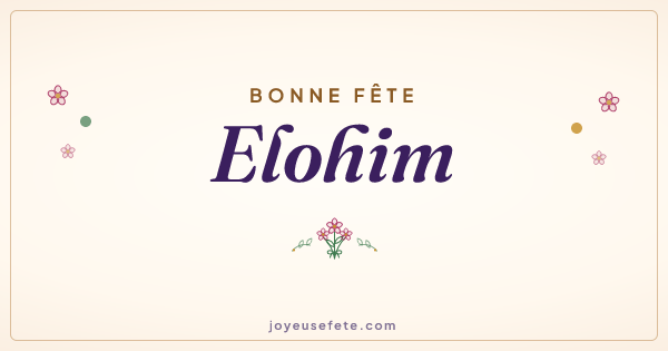 Image « Bonne fête Elohim » au format large