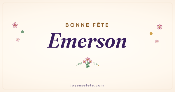 Image « Bonne fête Emerson » au format large