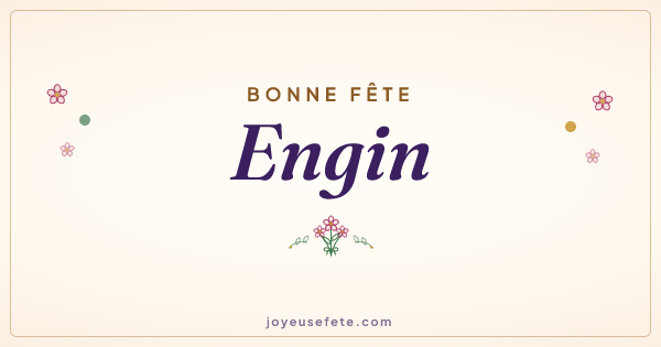 Image « Bonne fête Engin » au format large