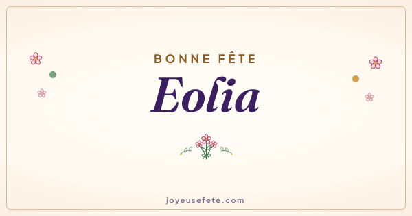 Image « Bonne fête Eolia » au format large