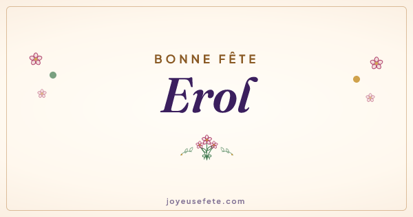 Image « Bonne fête Erol » au format large