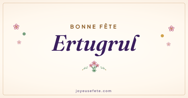 Image « Bonne fête Ertugrul » au format large