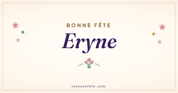 Image « Bonne fête Eryne » au format large