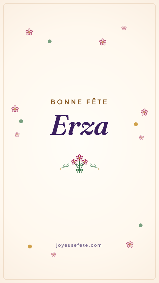 Image « Bonne fête Erza » au format story
