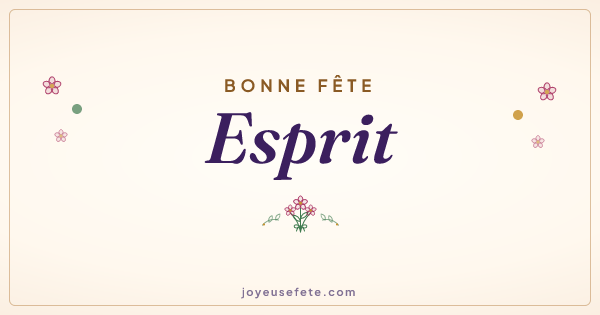 Image « Bonne fête Esprit » au format large