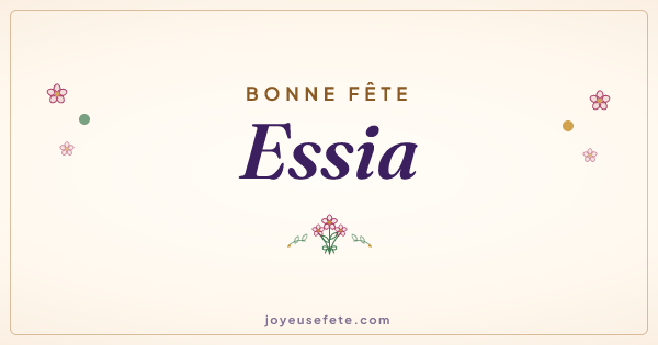 Image « Bonne fête Essia » au format large
