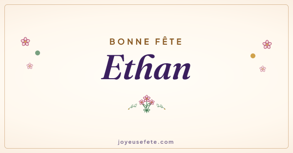 Image « Bonne fête Ethan » au format large