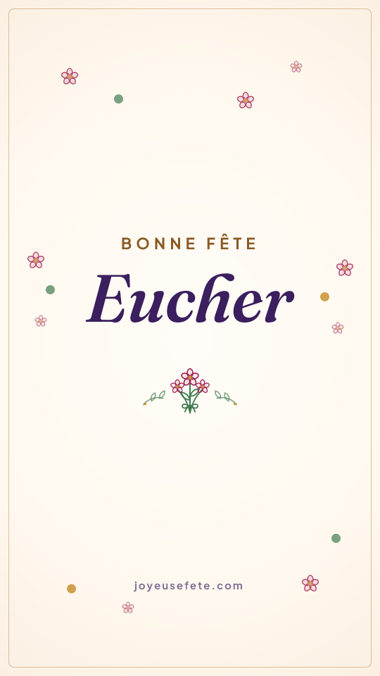 Image « Bonne fête Eucher » au format story