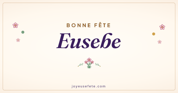 Image « Bonne fête Eusebe » au format large