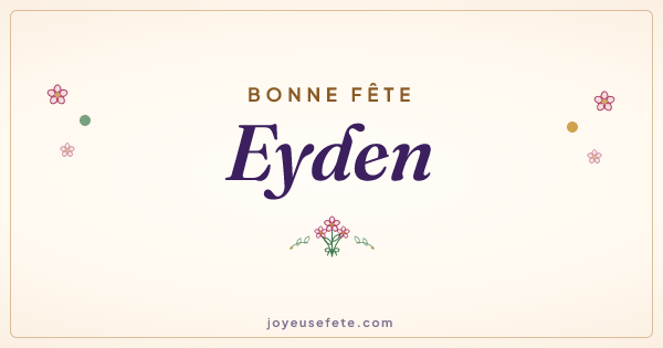 Image « Bonne fête Eyden » au format large