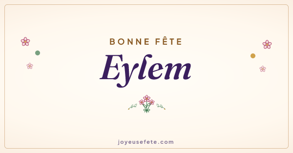 Image « Bonne fête Eylem » au format large